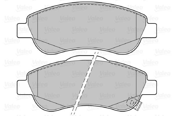 VALEO 301901 Kit pastiglie freno, Freno a disco