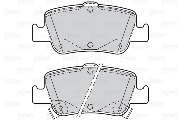 VALEO 302156 Kit pastiglie...