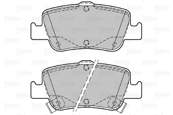 VALEO 601377 Kit pastiglie...