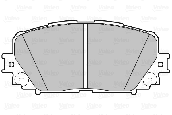 VALEO 601052 Kit pastiglie freno, Freno a disco