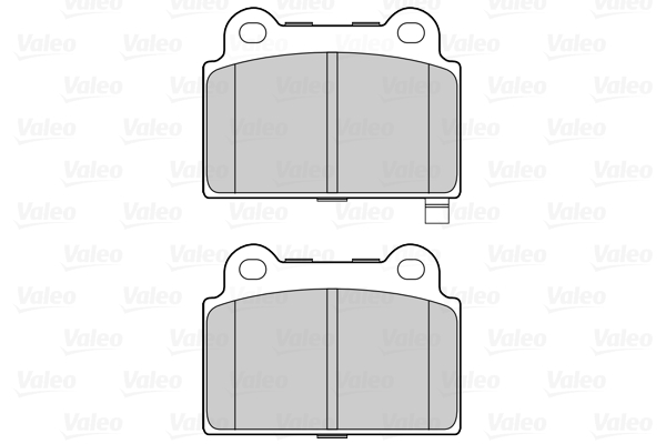 VALEO 302304 Kit pastiglie freno, Freno a disco