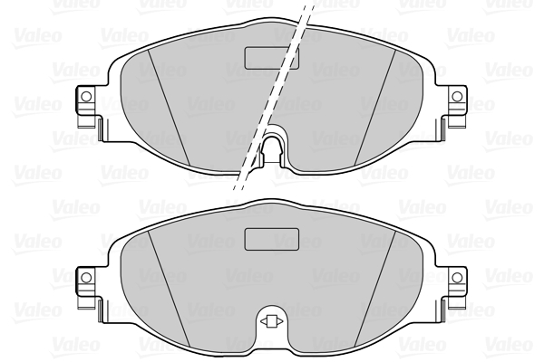 VALEO 302271 Kit pastiglie freno, Freno a disco