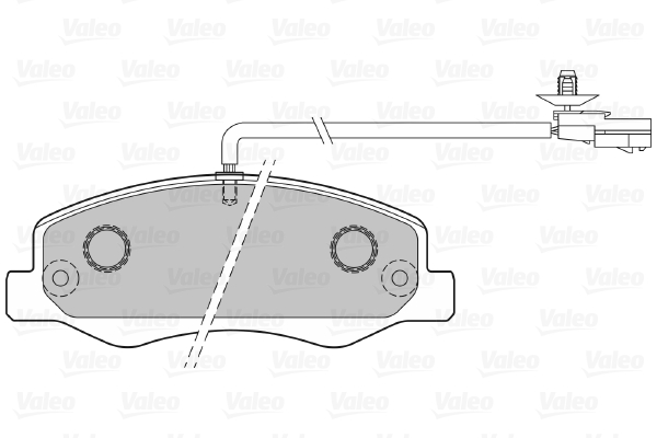 VALEO 601152 Sada brzdových...