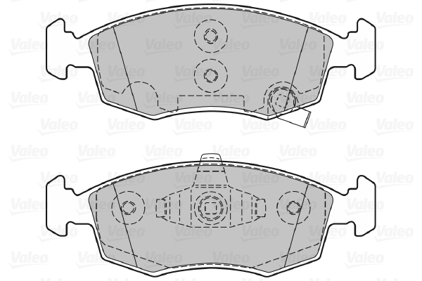 VALEO 601297 Kit pastiglie...