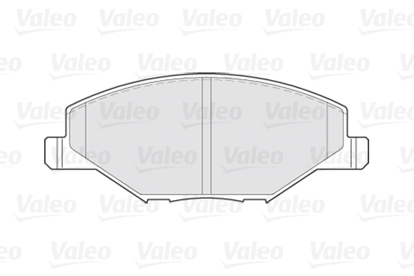 VALEO 301354 Kit pastiglie freno, Freno a disco