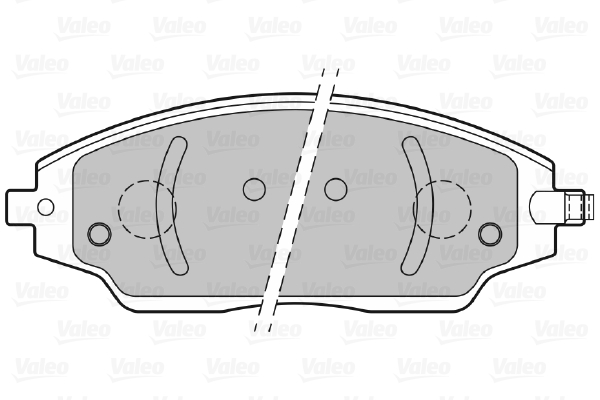 VALEO 601398 Kit pastiglie freno, Freno a disco