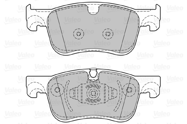 VALEO 601410 Kit pastiglie freno, Freno a disco