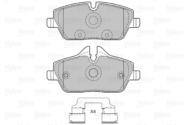 VALEO 601356 Kit pastiglie...