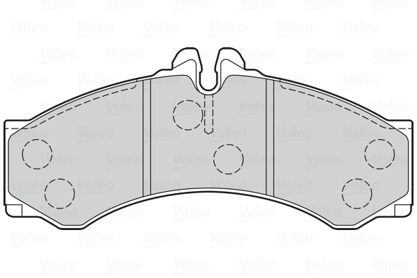 VALEO 302089 Kit pastiglie freno, Freno a disco