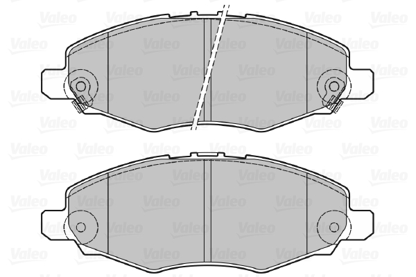 VALEO 598894 Kit pastiglie freno, Freno a disco