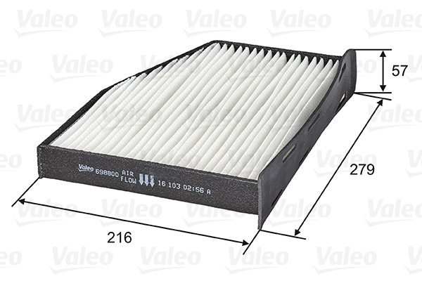 VALEO 698800 Filtro, Aria abitacolo