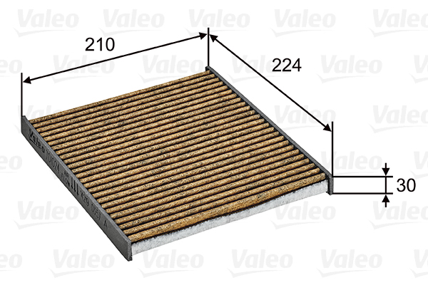 VALEO 701024 Filtro, Aria abitacolo-Filtro, Aria abitacolo-Ricambi Euro