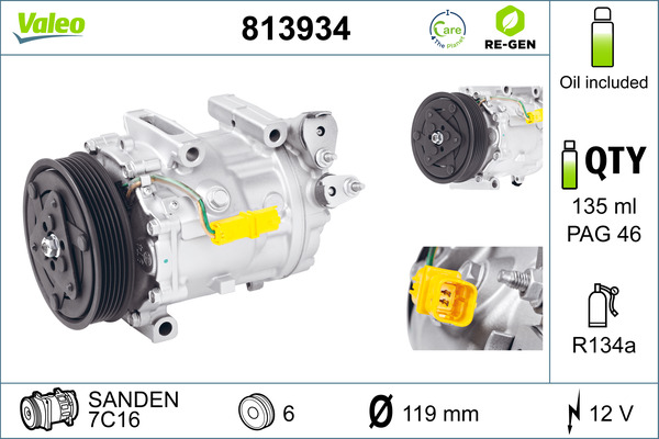 Compressor, air conditioning