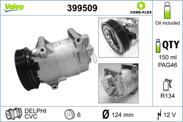 VALEO 399509 Kompresor,...