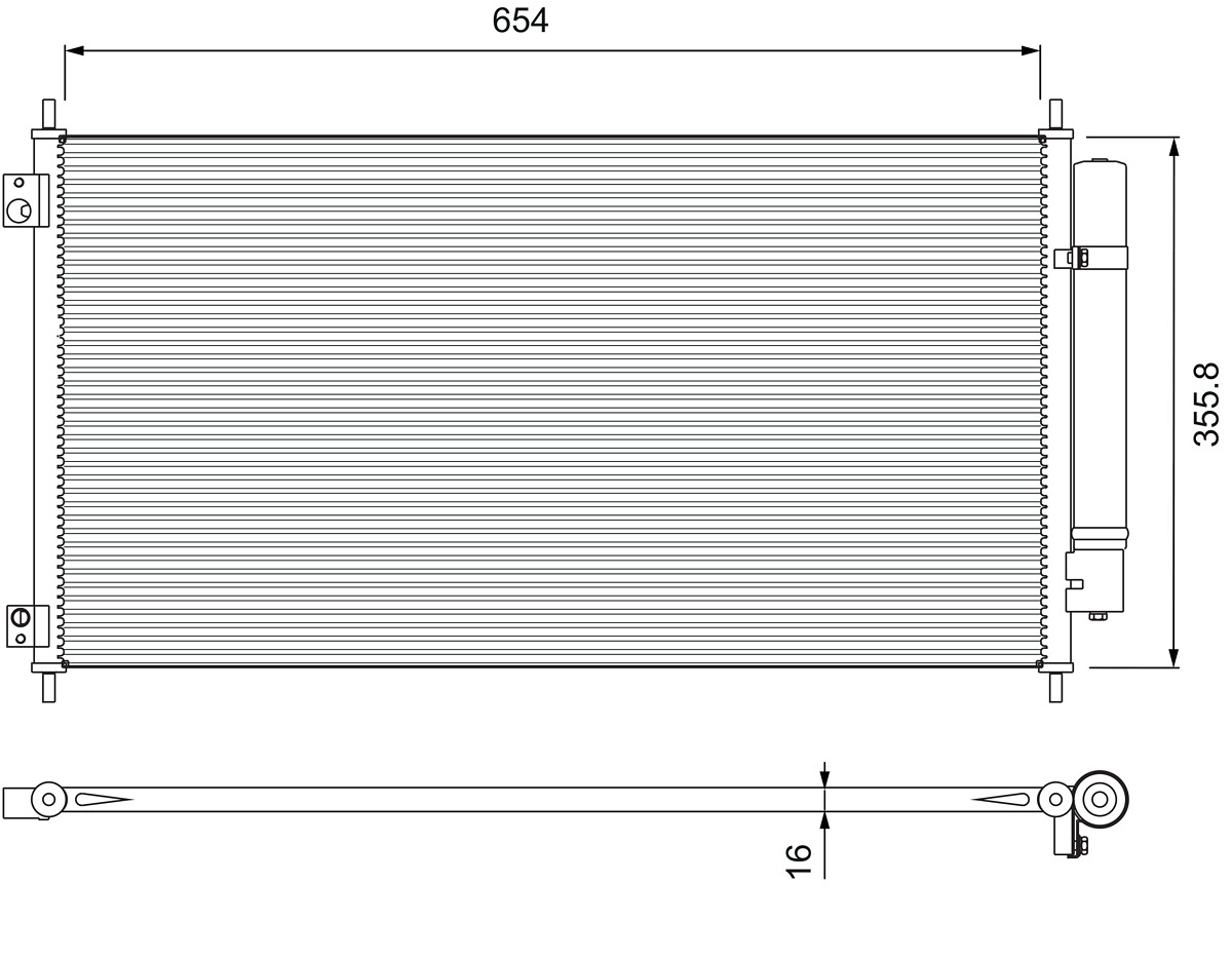 Condenser, air conditioning