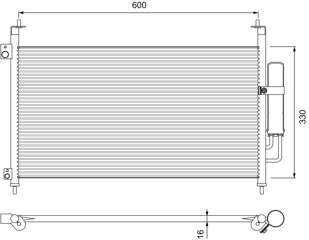 Condenser, air conditioning