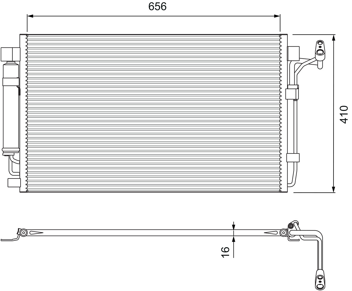 Condenser, air conditioning