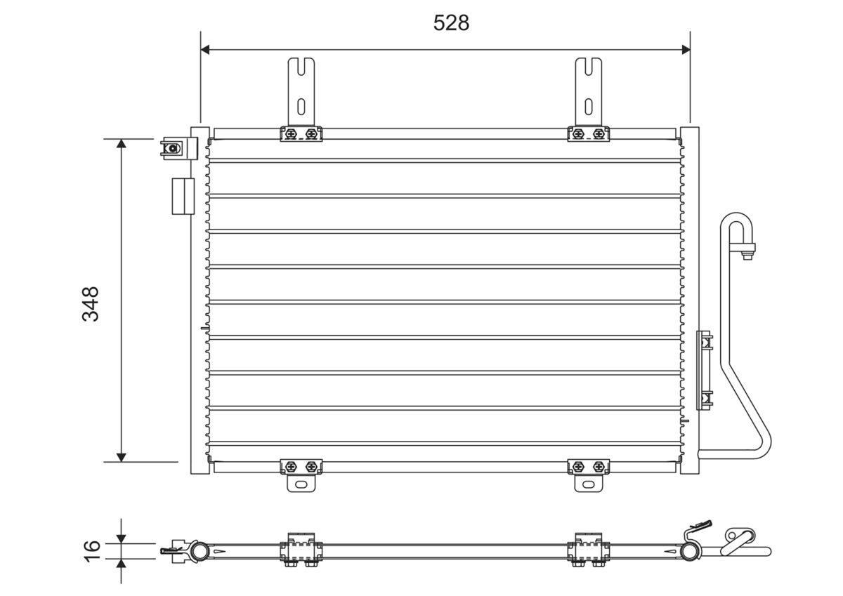 VALEO 812695 Condenser, air...