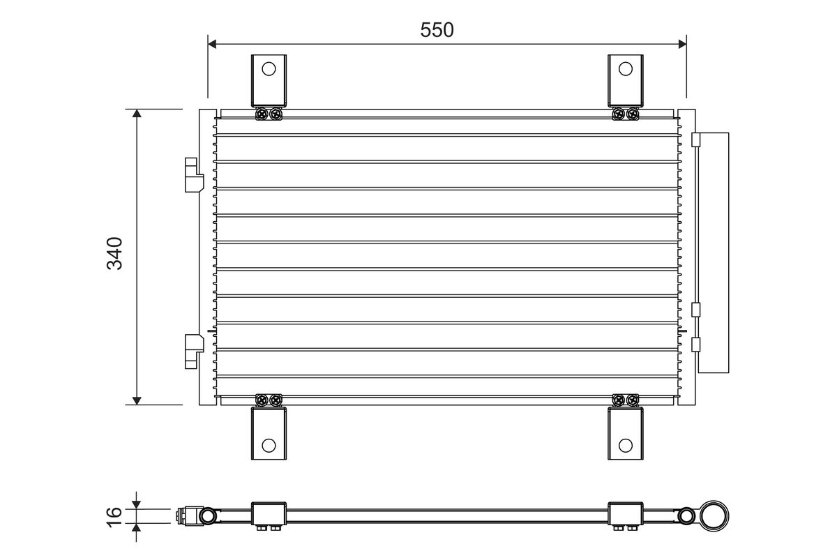 VALEO 814081 Condenser, air...