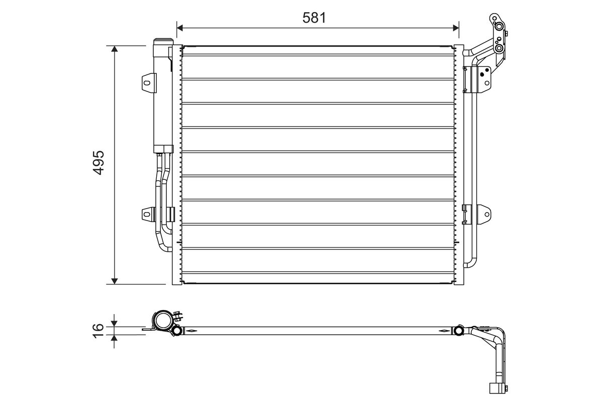 VALEO 814157 Condensatore, Climatizzatore