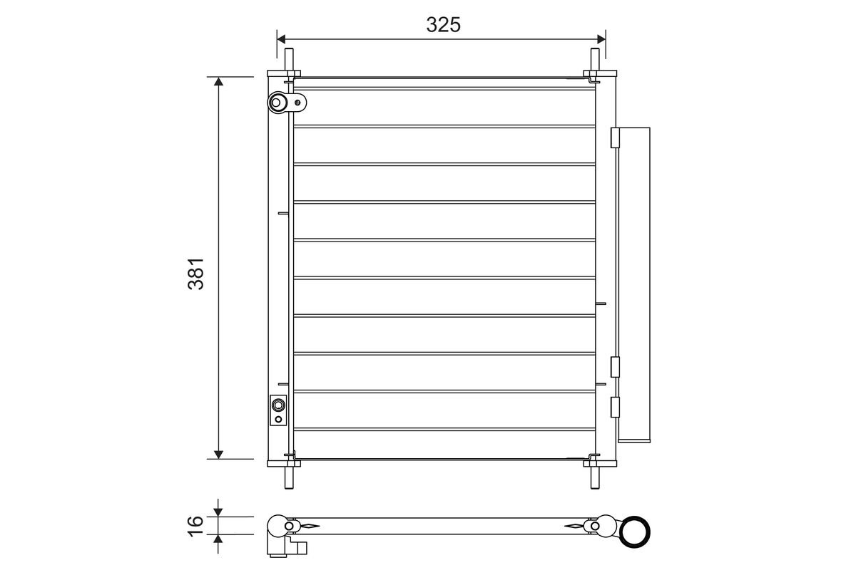 VALEO 814222 Condensatore,...
