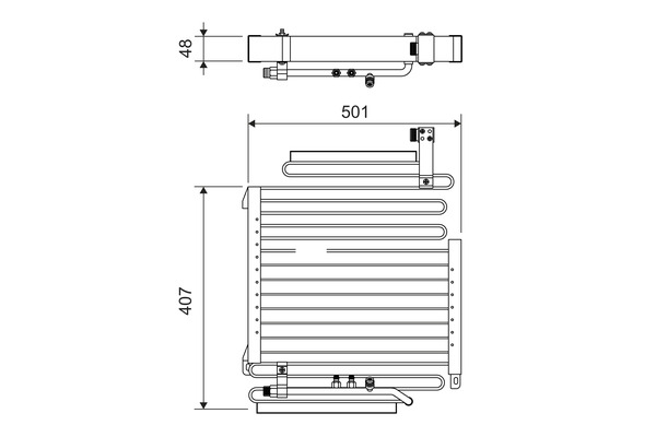 DELPHI CF20273 Kondensator, klimaanlegg