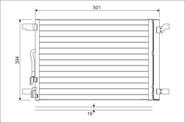 VALEO 814301 кондензатор,...