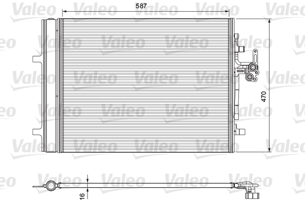 VALEO 814318 Condensatore, Climatizzatore-Condensatore, Climatizzatore-Ricambi Euro