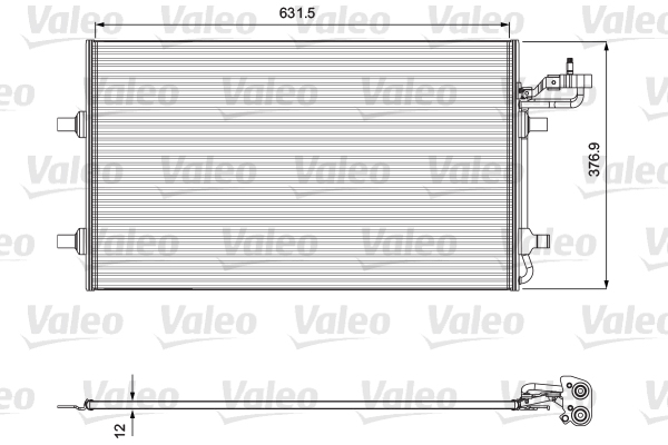 VALEO 814323 Condensatore, Climatizzatore-Condensatore, Climatizzatore-Ricambi Euro