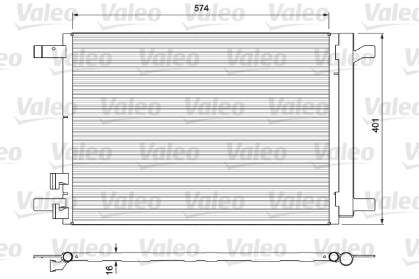 VALEO 814375 Condensatore, Climatizzatore