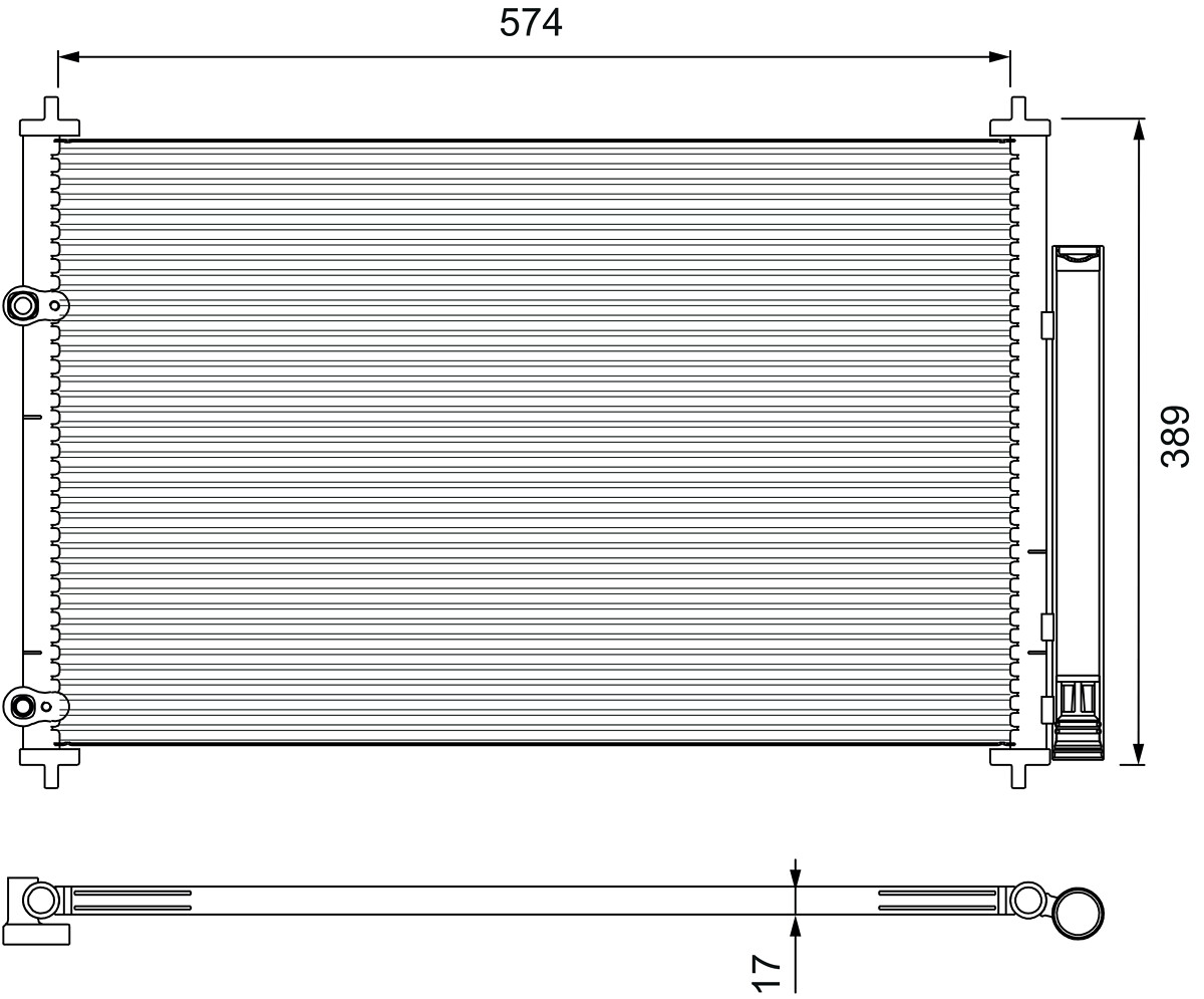 Condenser, air conditioning