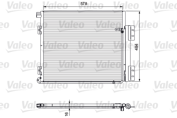 VALEO 815060 Condensatore, Climatizzatore