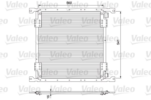 VALEO 815088 Condensatore, Climatizzatore-Condensatore, Climatizzatore-Ricambi Euro