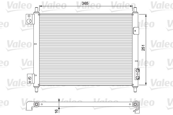 VALEO 815092 Condensatore, Climatizzatore-Condensatore, Climatizzatore-Ricambi Euro