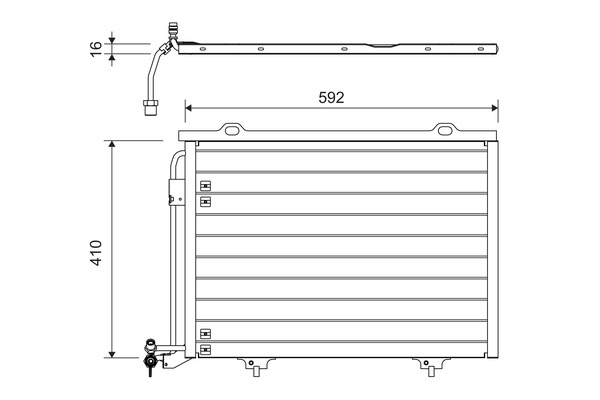 Condenser, air conditioning