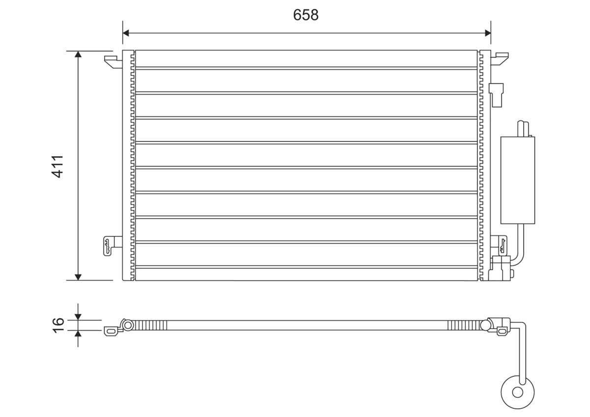 VALEO 817648 Condenser, air...