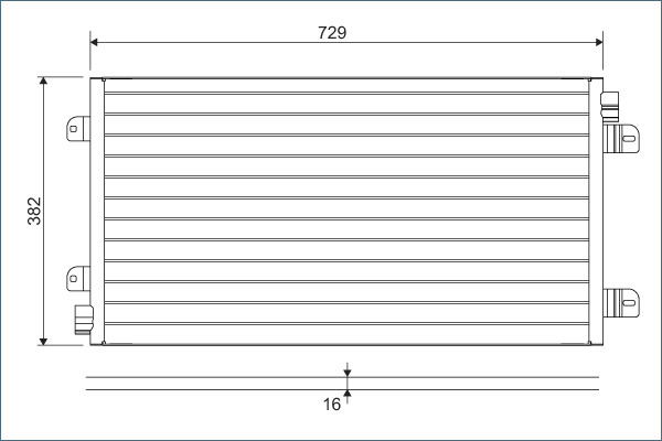 VALEO 817689 Condenser, air...
