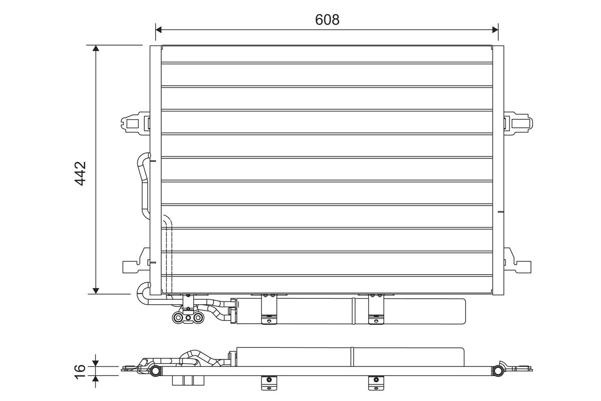 Condenser, air conditioning