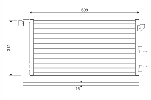 VALEO 818005 кондензатор,...