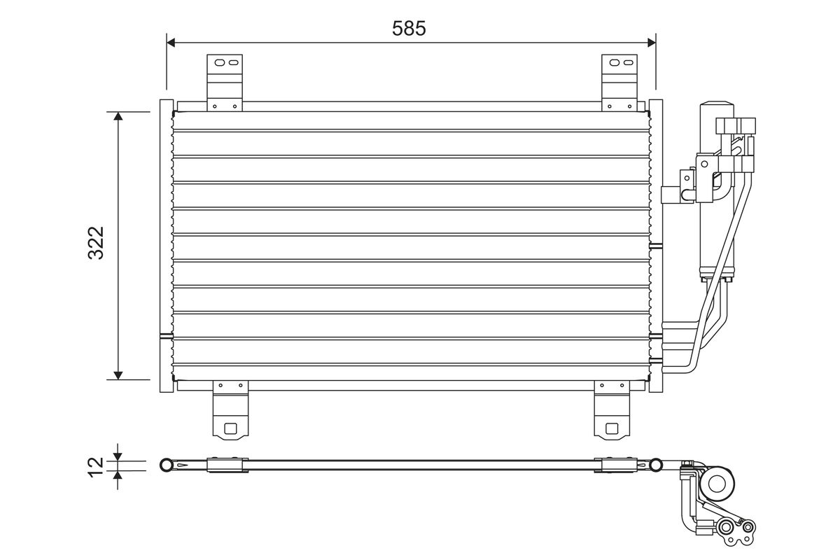 VALEO 822589 кондензатор,...