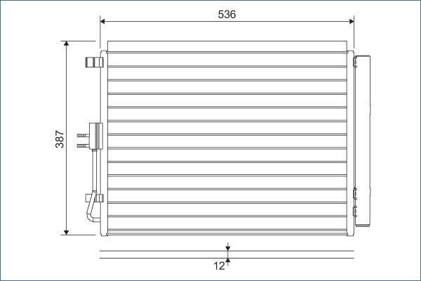 VALEO 822598 кондензатор,...