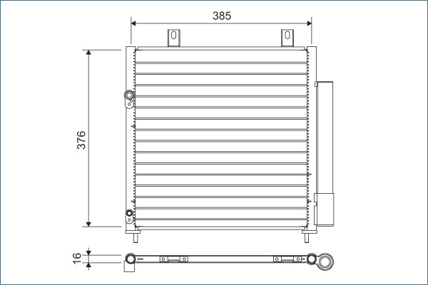 VALEO 822600 кондензатор,...