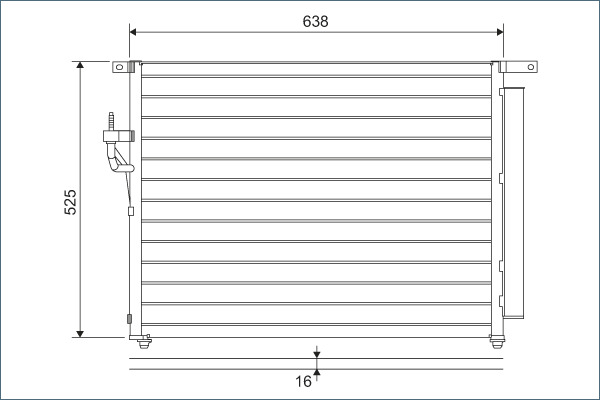 VALEO 822603 кондензатор,...