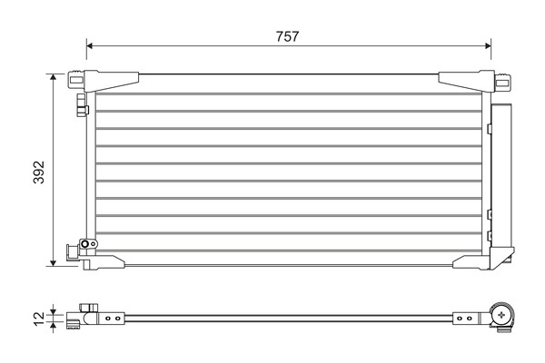 VALEO 822607 Condenseur,...