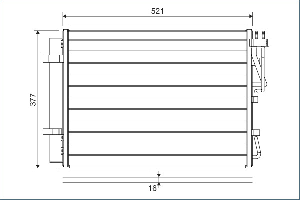 VALEO 822624 кондензатор,...