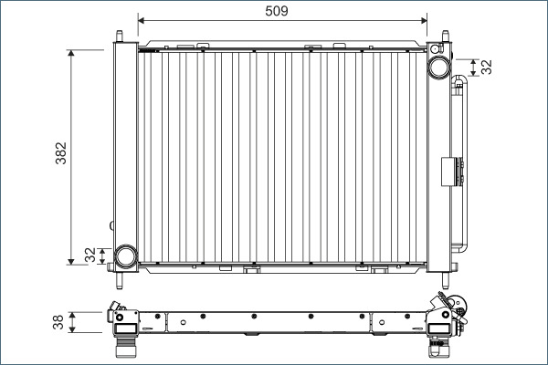 VALEO 822671 Modul racire