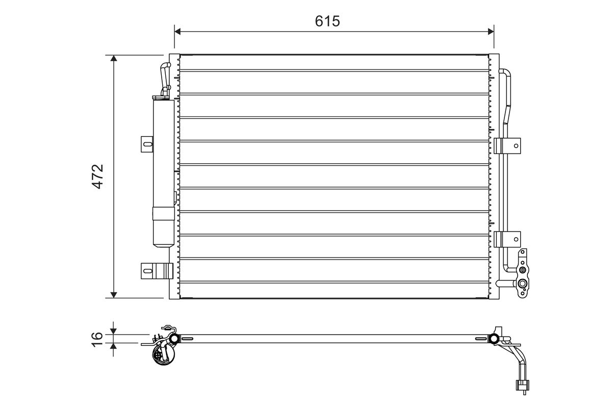 VALEO 822695 Συμπυκνωτής,...