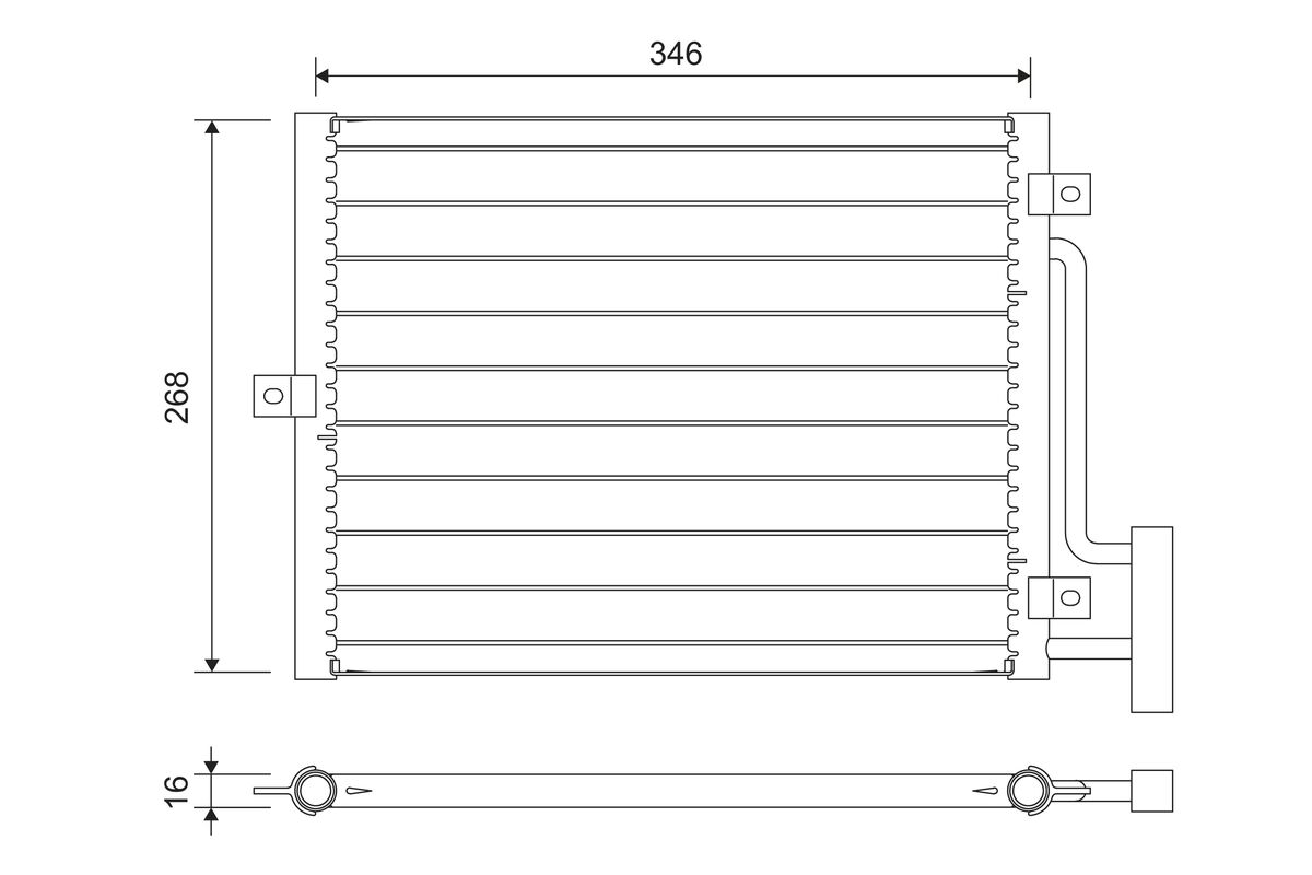 Condenser, air conditioning