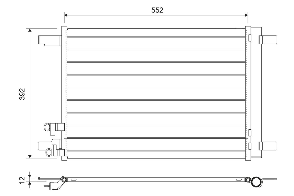 Condenser, air conditioning