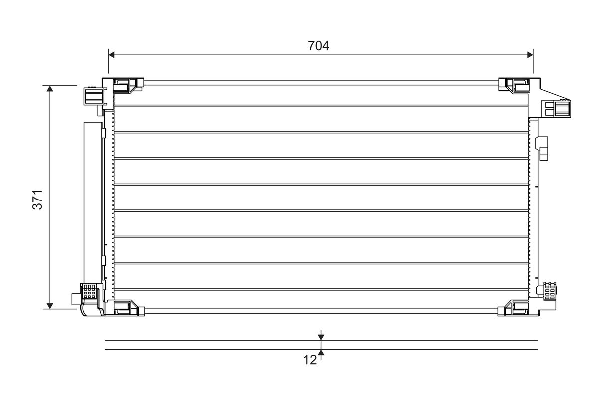 VALEO 822716 Συμπυκνωτής,...